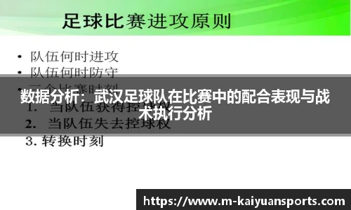 数据分析：武汉足球队在比赛中的配合表现与战术执行分析